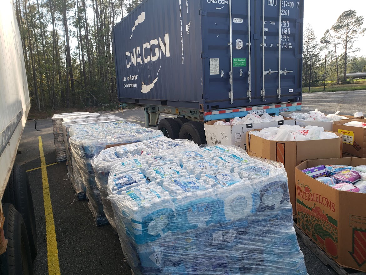  250 pallets-of-water-for-the-south-western-part-of-Louisiana
