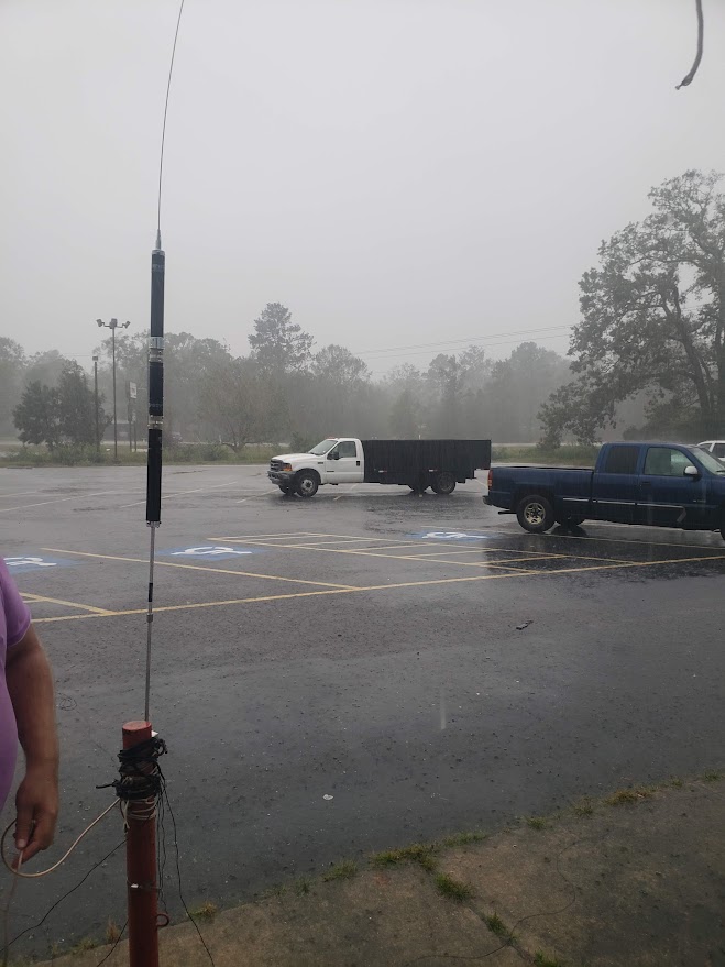 when all else fails
ham radios there in Deridder LA