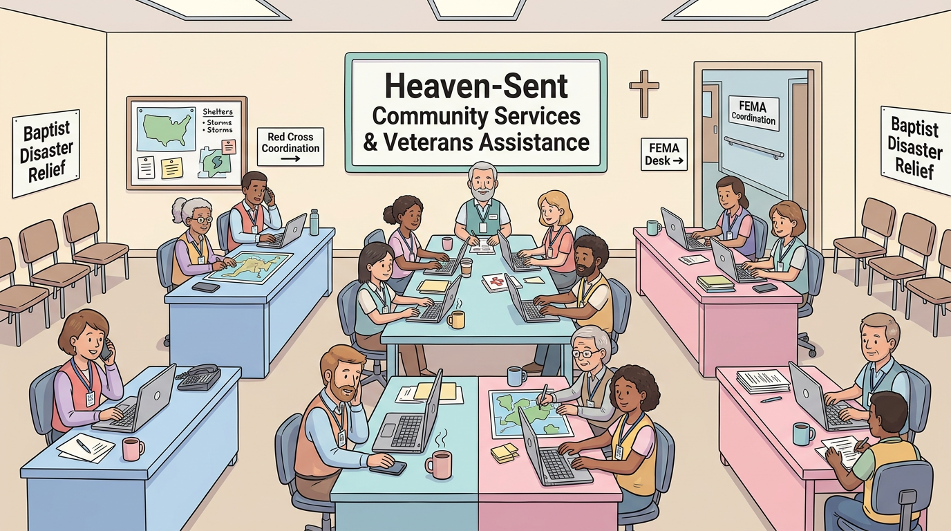 Heaven Sent Community Services and Veterans Assistance banner